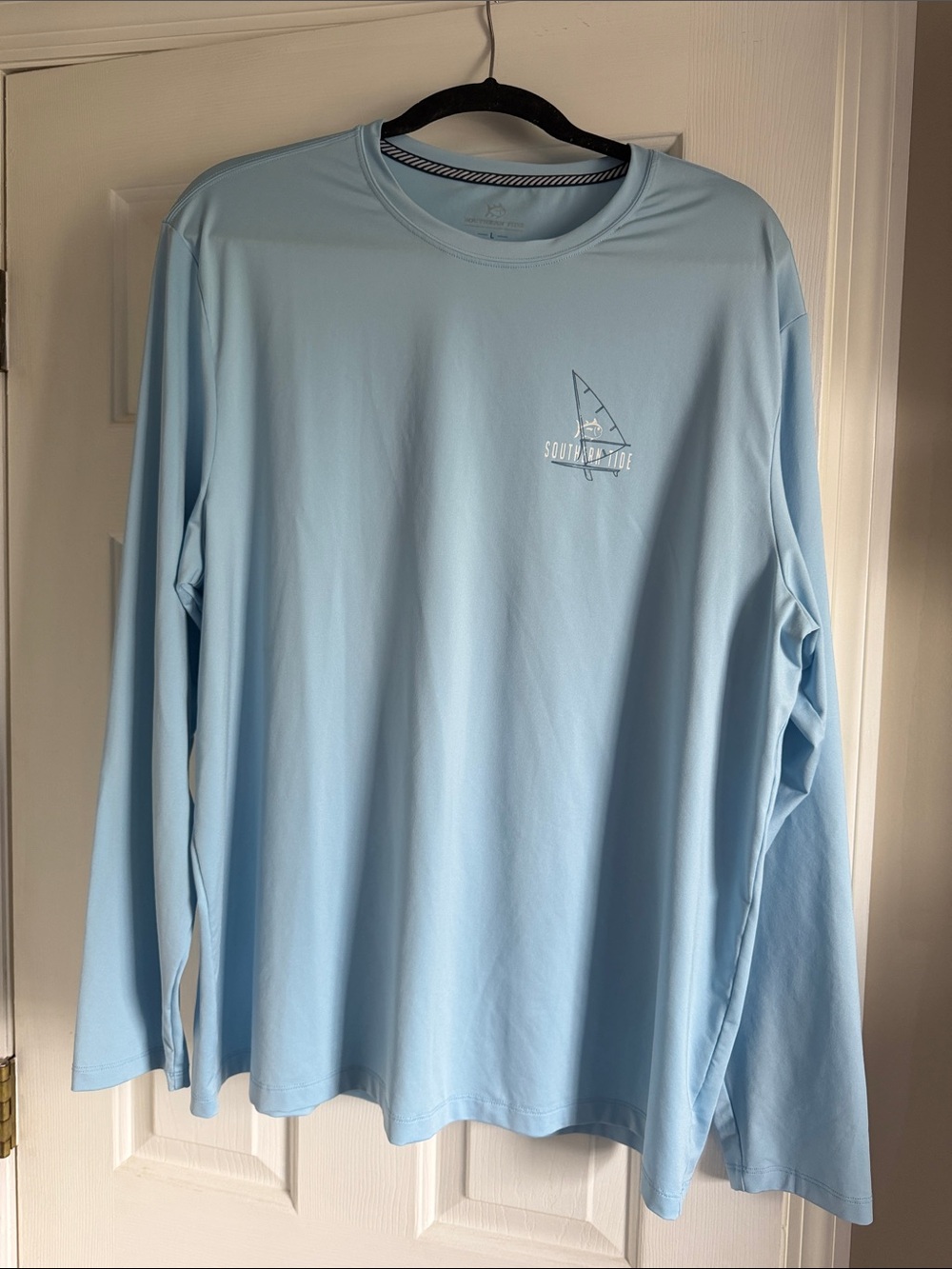 Southern Tide Light Blue Long-Sleeve Performance Tee